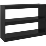 Furnova Knjižna omara za razdelitev prostora črna 100x30x71,5 cm, (21932675) | Shoptok.si