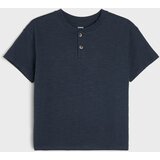 Sinsay Pamučne loose majice s henley izrezom 2 pack Slike