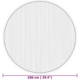  Okrugli tepih Prirodni 100 cm Bambus | shoptok.hr