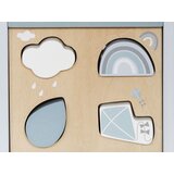 Montessori edukativna drvena kocka siva | shoptok.hr