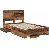  Krevetna konstrukcija Staro drvo 120 x 190 cm Konstruirano drvo | shoptok.hr
