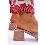 S. BARSKI Suede High Heel Slippers S.Barski | ePonuda.com