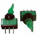STIKALO 0-1 12V/20A zelene barve z lučko, 3- pin, (20773178)