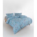 Mila Home Luxury Plava posteljina za krevet za jednu osobu od renforce pamuka 140x200 cm Blue Floral – | shoptok.hr