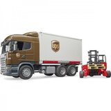 Bruder Logistični tovornjak Scania Super 560R UPS z viličarjem na tovornjaku Cene