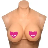 Master Series Perky Pair G-Cup Silicone Breasts