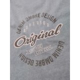 Ombre Cotton t-shirt printed on chest and back - gray | Shoptok.si