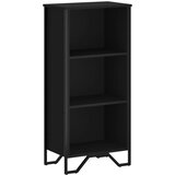  Regal za knjige crni 50 x 31 x 106 cm od konstruiranog drva | Eponuda.com