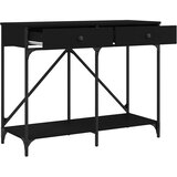  Konzolni stol crni 100 x 39 x 78,5 cm od konstruiranog drva | Eponuda.ba