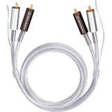 Oehlbach cinch avdio priključni kabel [2x moški cinch konektor - 2x moški cinch konektor] 0.50 m transparentna pozlačeni konektorji Silver Express Plus, (20431906) Cene