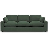Bobochic Paris Zelena sedežna garnitura iz rebrastega žameta 250 cm Belair – | Shoptok.si