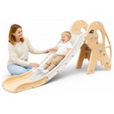  MamaKids tobogan s ljestvama za djecu, bež 170 cm | shoptok.hr