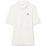 Lacoste RIBBED COLLAR SHIRT Bijela Cijene