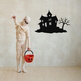 Wallity halloween 9 black decorative metal wall accessory