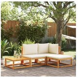 vidaXL 4-dijelni set vrtnih sofa s jastucima masivno bagremovo drvo | shoptok.hr