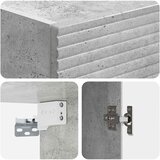  Ormar za montažu na zid Betonska siva 33 x 34,5 x 90 cm | shoptok.hr