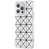 Kingxbar Etui, ovitek za iPhone 14 Pro, zadnji pokrov, serija Miya, bel, (21522147) Cene