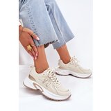 Boto Women's Sneakers On A Chunky Sole Beige Davira | shoptok.hr