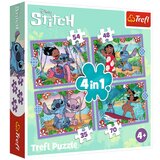 Trefl puzzle Lilo&Stitch, 4u1 (35,48,54,70) | shoptok.hr
