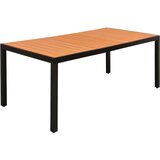  7-dijelni vrtni blagovaonski set crno-smeđi | shoptok.hr