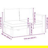 vidaXL 4-dijelni set vrtnih sofa s jastucima masivno bagremovo drvo | shoptok.hr