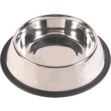 Trixie Posoda iz nerjavečega jekla na gumijasti podlogi za psa, 20 cm - 1,8 L, (21215005) | Shoptok.si