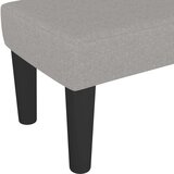  Klupa svjetlosiva 70 x 30 x 30 cm od tkanine | shoptok.hr
