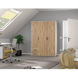 Rauch Möbel OMARA S KLASIČNIMI VRATI, bela, hrast artisan | Shoptok.si
