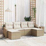  Set sofe 6 kom. Bež poliratan | shoptok.hr