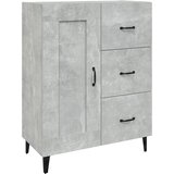  Komoda siva boja betona 69,5 x 34 x 90 cm od konstruiranog drva | Eponuda.com