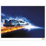 Fanattik Back to the Future art print DeLorean vremenski skok, A3 Cene