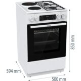 Gorenje kombinovani šporet - GK5C64WF