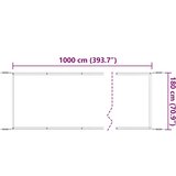  Okomita tenda svjetlozelena 180 x 1000 cm od tkanine Oxford | shoptok.hr