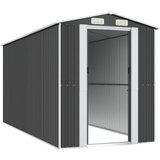 vidaXL Vrtno spremište antracit 192 x 440 x 223 cm pocinčani čelik | shoptok.hr