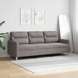  Trosjed od tkanine Smeđe-siva 180 cm | shoptok.hr