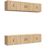  6-dijelni set TV ormarića boja hrasta sonome konstruirano drvo | shoptok.hr