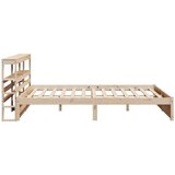  Posteljni okvir z vzglavjem 180x200 cm borovina, (21310874) | Shoptok.si