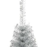  Umjetna preddekorirana božićna jelka srebrna 240 cm PET | Shoptok.si