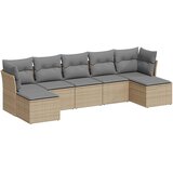  7-dijelni set vrtnih sofa svjetlosivi od poliratana | shoptok.hr