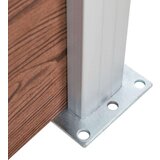  Ograjni panel WPC 180x146 cm rjav | Shoptok.si