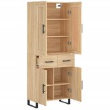  Visoka komoda hrasta sonome 69,5x34x180cm od konstruiranog drva | shoptok.hr