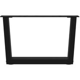  Noge za klub stolić V-oblika 2 kom Crne 60 x (30-31,3) cm Čelik | Eponuda.com