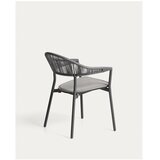 Kave Home Temno siv oblazinjen vrtni stol Alimia – | Shoptok.si