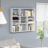 vidaXL zidna polica visoki sjaj bijela 90 x 16 x 78 cm od iverice Cijene
