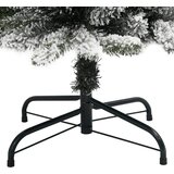  Umjetno usko božićno drvce sa snijegom 150 cm PVC i PE | shoptok.hr