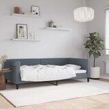  Raztegljiva postelja temno siva 100x200 cm žamet, (21292952) | Shoptok.si