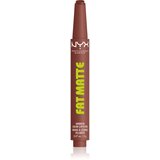 NYX Professional Makeup Fat Matte ruž za usne 08 toasty taupe Cene