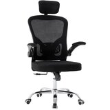 Shumee Topeshop FOTEL DORY CZERŃ office /computer chair Padded seat Mesh backrest Cijene