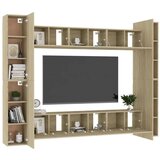 TV 10-dijelni set ormarića boja hrasta sonome od iverice | shoptok.hr