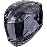 Scorpion kaciga Exo-391 clutter black chameleon Cene